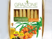 Диетические хлебные палочки Grazione c облепихой
